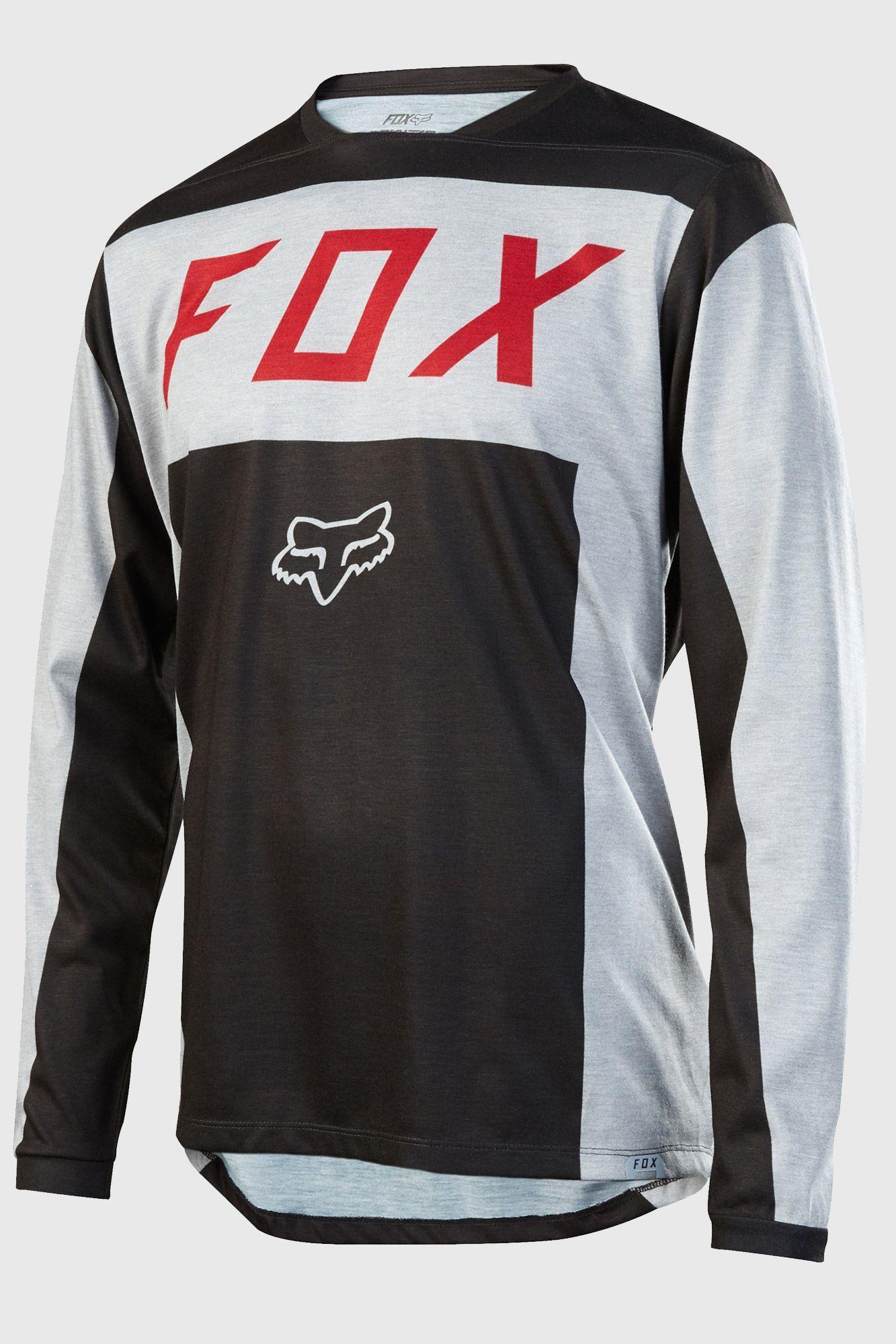 Джерси Fox Indicator LS Moth Jersey Light Grey