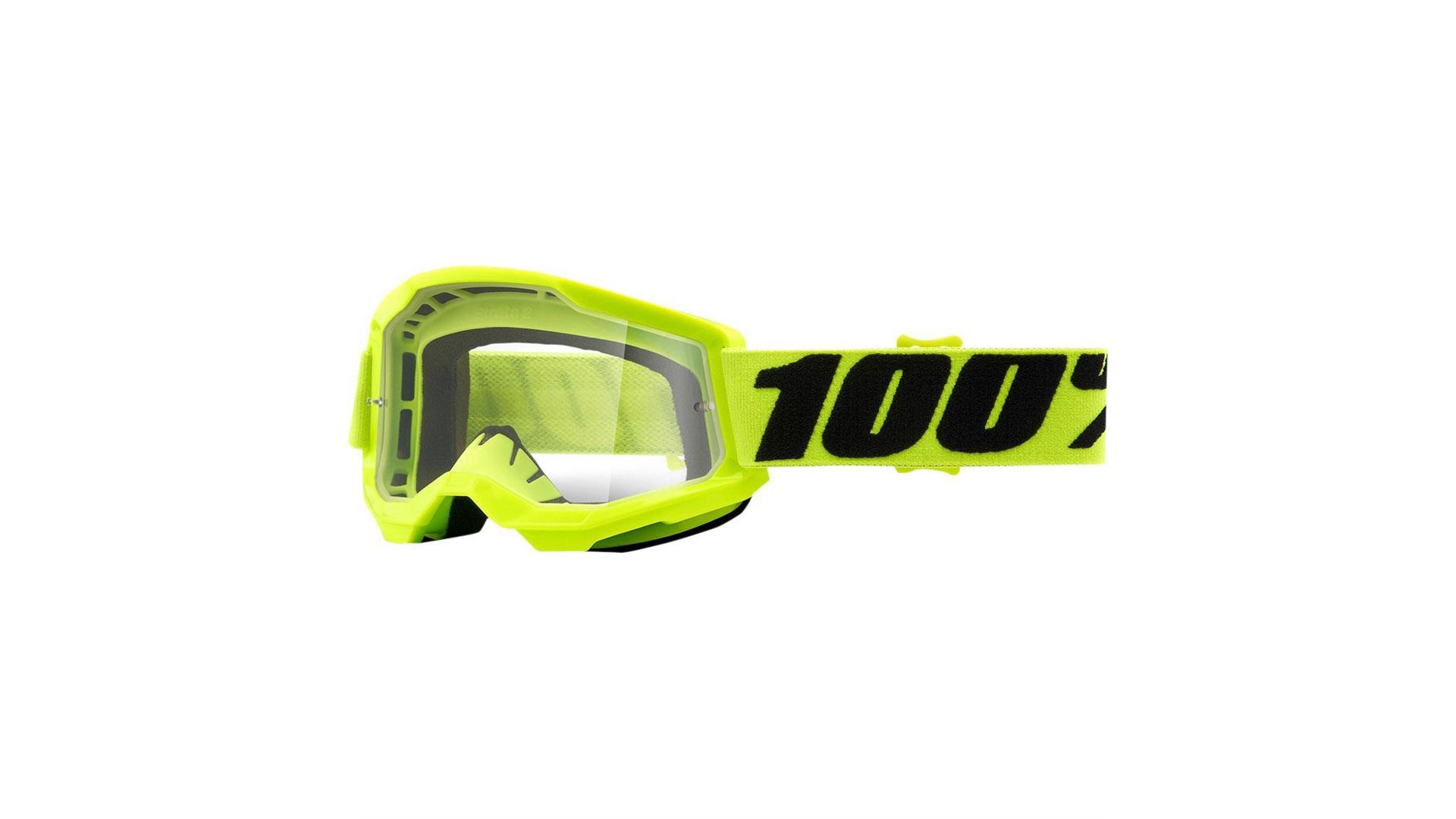 Очки подростковые 100% Strata 2 Junior Goggle Fluo