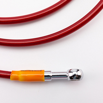 Шланг гидравлический тормозной (армированный) L=2000 d=10мм красный